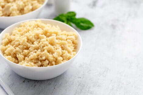 Un bol de couscous.
