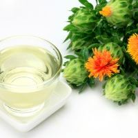 Fleurs et huile de carthame.