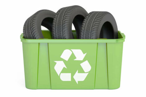 Comment recycler les pneus.