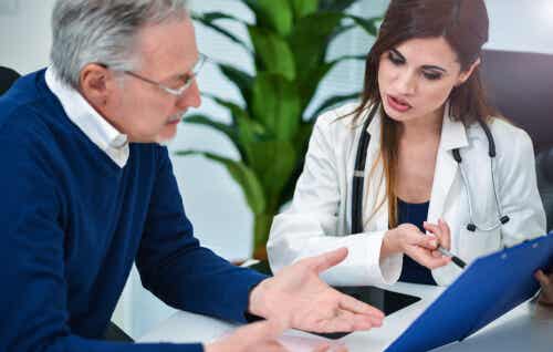 Une consultation chez un médecin.