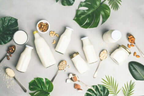Produits laitiers et fruits secs.