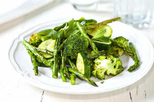 Aliments du régime méditerranéen vert.