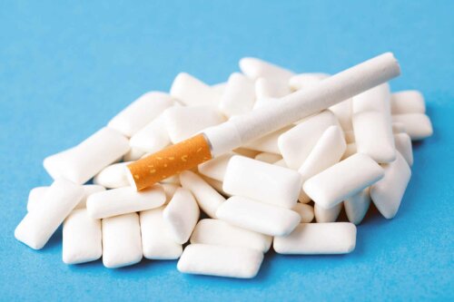Chewing-gums pour arrêter de fumer.