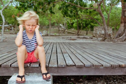Un enfant en colère.