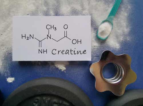 La formule de la créatine.