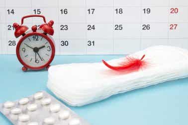 La menstruation chez la femme.