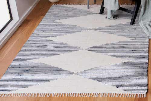 Le tapis à franges.