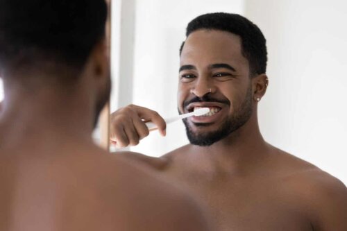 Le brossage des dents.