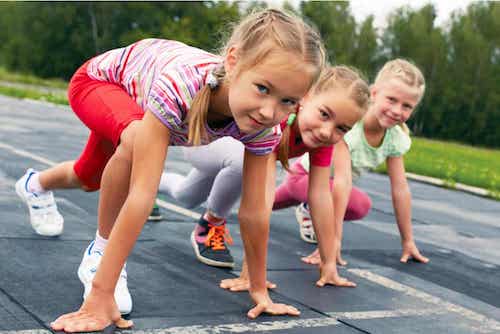 Les enfants et l'exercice sportif.