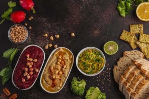 5 recettes de dips végétaliens