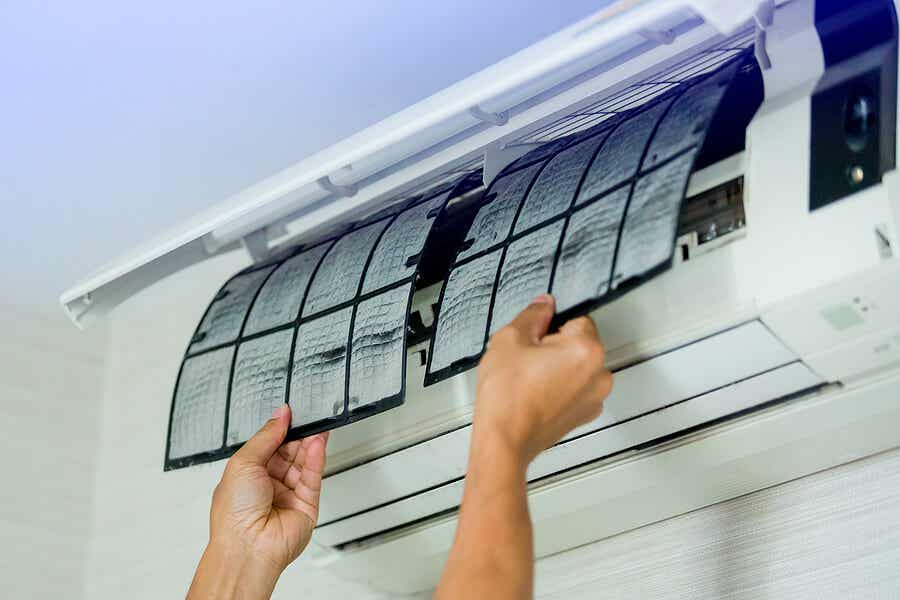 L'air conditionné dans une maison.