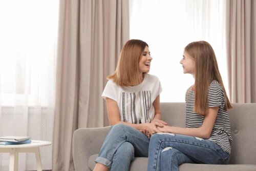 Une discussion mère-fille.