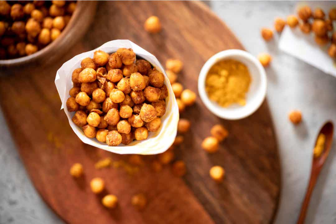 pois chiches grillés