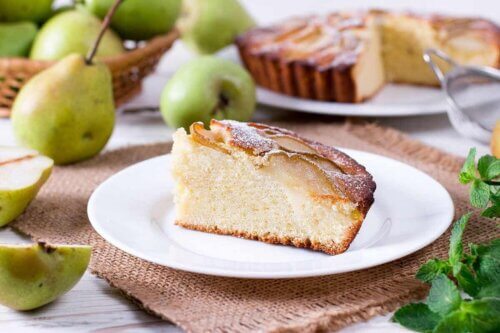 Une recette de gâteau à la poire.