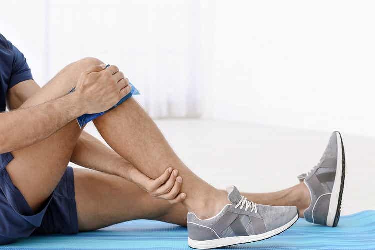 Une blessure à la cheville.