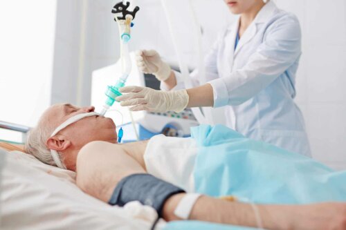 Un patient hospitalisé.