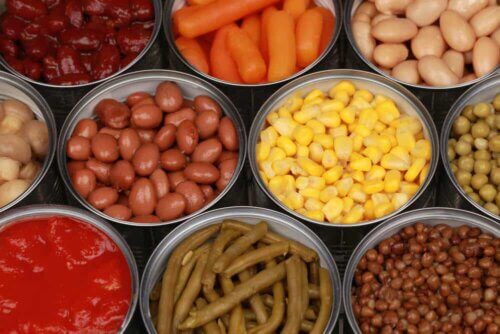 Aliments transformés.