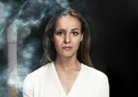 Les rides d'une personne qui fume