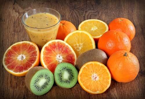 Des sources de vitamine C.