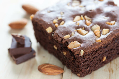 Un brownie.