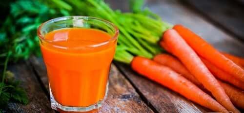 Jus de carotte.