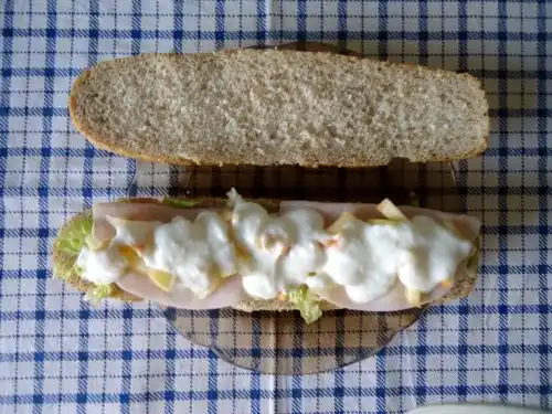 Sandwich dinde.