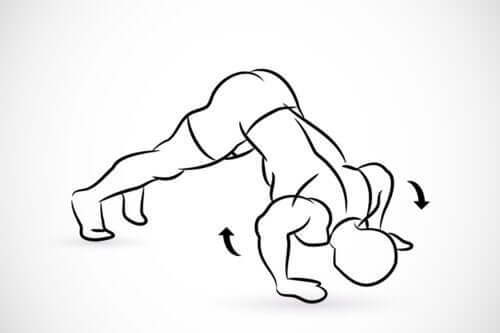 Pike push-ups ou pompes piquées : bienfaits et technique