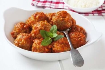 Boulettes de dinde et champignons au four