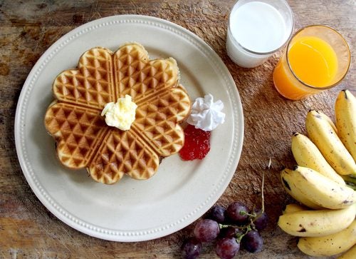 De délicieuses gaufres sans gluten, sans produits laitiers et sans sucre