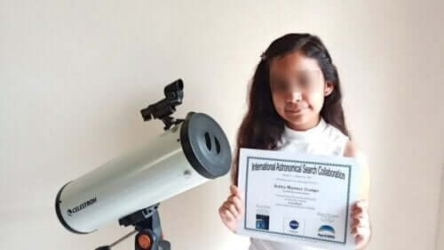 Une petite fille mexicaine découvre un astéroïde