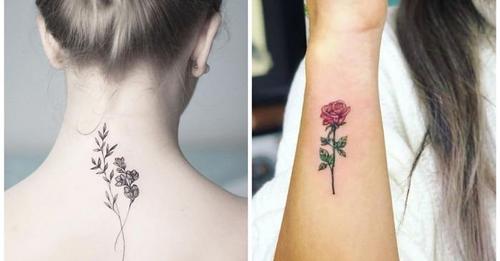 Tatouages de roses, des dessins très élégants