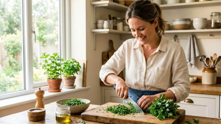 Comment couper des herbes fraîches sans qu'elles ne brunissent : des astuces de cuisine qui transforment vos plats