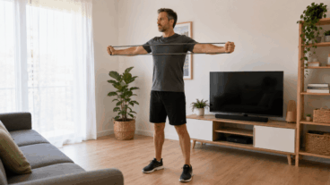 Des pectoraux toniques à la maison : 5 exercices efficaces avec des bandes élastiques