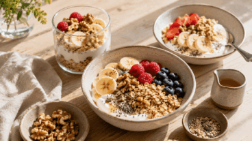 Du yaourt aux flocons d'avoine sans se lasser : 3 variations de texture pour varier les plaisirs au petit-déjeuner