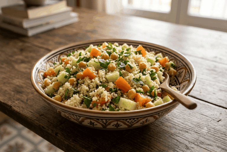 Fraîcheur, couleur et nutriments dans un classique qui ne déçoit jamais. Des pois chiches tendres, du concombre et de la tomate avec une touche d'agrumes pour un déjeuner léger qui vous transporte en Méditerranée.