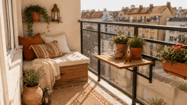 Mini-balcons : idées déco pour transformer l'espace sans le surcharger