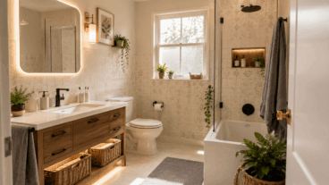 9 idées pour réaménager votre salle de bains et lui donner un look moderne sans travaux