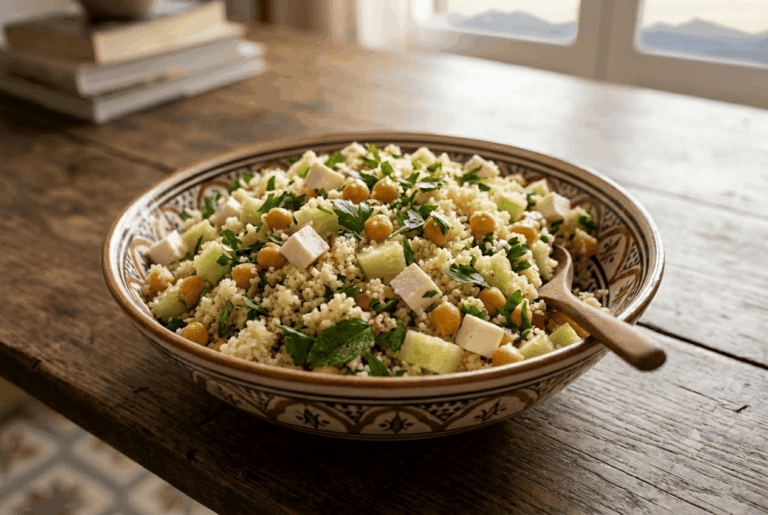 L’alternative la plus légère et rafraîchissante pour les journées chaudes. La note salée de la feta et le parfum de la menthe fraîche font ressortir le côté le plus vif de cette céréale.