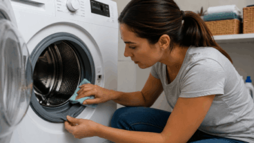 Le joint de la machine à laver sent le moisi : comment le nettoyer avant qu'il ne tache le linge