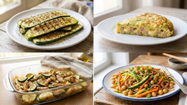 Recettes rapides à base de courgettes qui ne salissent pas la cuisine