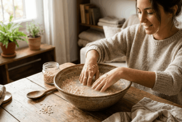 Porridge tiède pour les mains desséchées : comment apaiser la peau abîmée chez soi