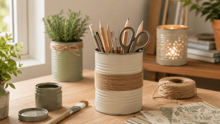 Avez-vous l'habitude de jeter vos boîtes de conserve ? 7 idées créatives pour décorer votre intérieur