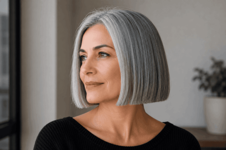 Comme il ne comporte pas de dégradé, ce style donne à la chevelure un aspect compact, soigné et un volume très sain.