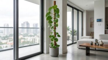 Pothos aux feuilles géantes : comment faire pour qu'elles doublent de taille à l'aide d'un tuteur ?