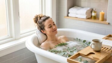 Comment réaliser un rituel corporel à base de romarin, d'eucalyptus et d'huile d'argan