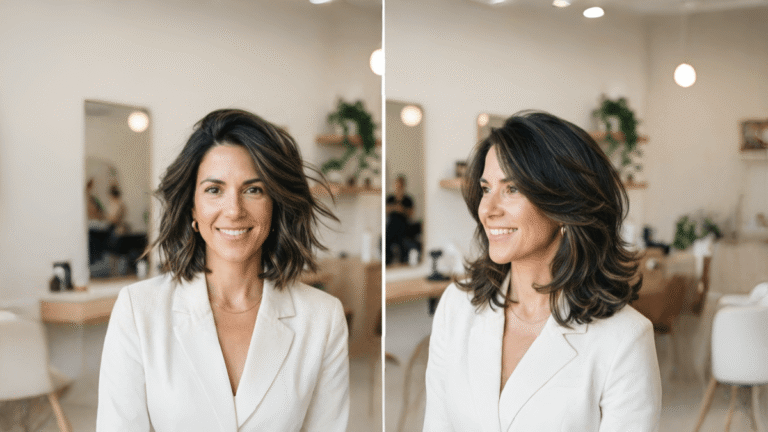 Coupe au carré à l'italienne ou coupe droite : quelle coupe met le plus en valeur les cheveux clairsemés ?