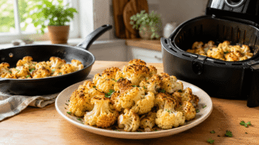 Du chou-fleur à la friteuse à air chaud ou à la poêle : quelle méthode lui donne la meilleure texture ?