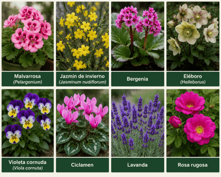 Il est possible d’avoir un jardin fleuri pendant les mois les plus froids de l’année grâce à certaines de ces espèces