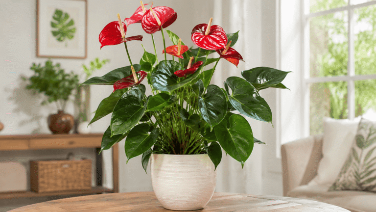L'anthurium dans un intérieur lumineux : les erreurs d'arrosage et d'exposition à la lumière qui ternissent l'éclat de la plante
