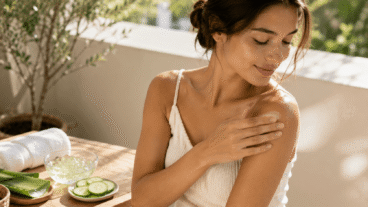 Le gel à l'aloès et au concombre pour rafraîchir vos épaules cet été